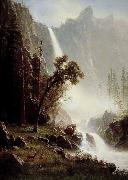 Albert Bierstadt Bridal Veil Falls, Yosemite oil painting on canvas